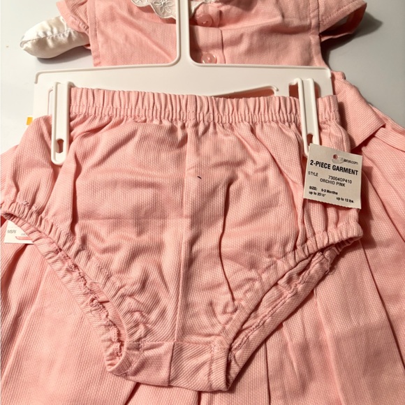 First Impressions 2-Piece Dress With Embroidered Floral Design On Bottom - Picture 2 of 4